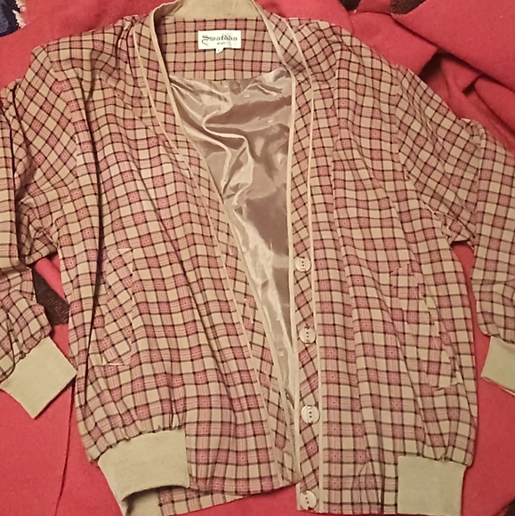 swatdda Other - popular plaid varsity cut jacket with buttons